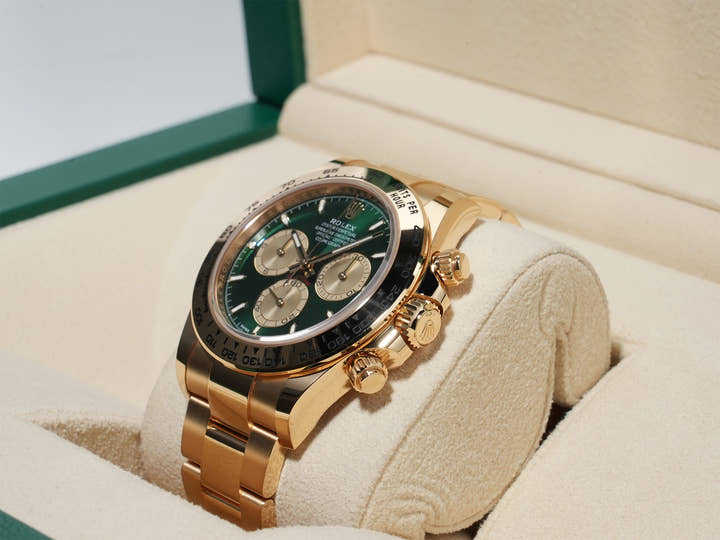 ロレックス デイトナ Ref.126508 イエローゴールド グリーン文字盤