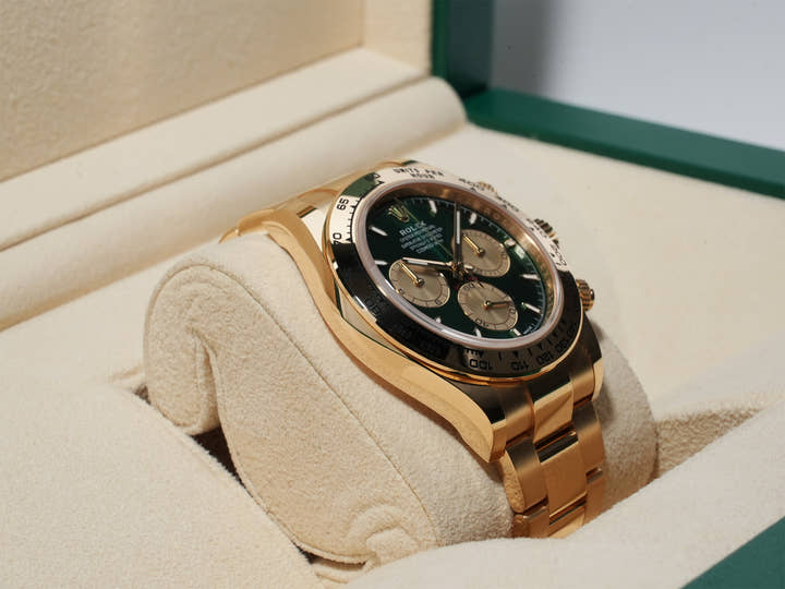 ロレックス デイトナ Ref.126508 イエローゴールド グリーン文字盤