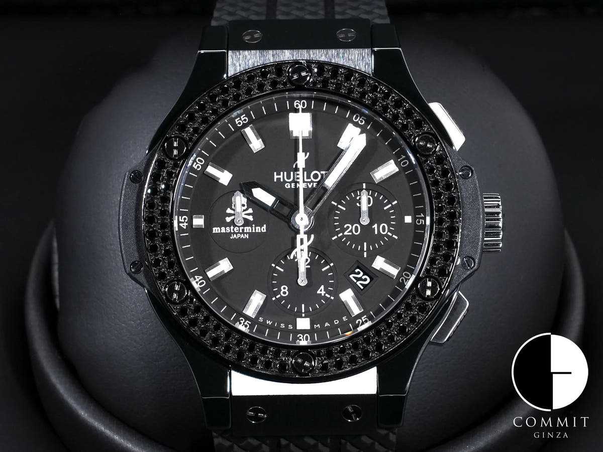 ウブロ ビッグバン マスターマインドジャパン Ref.301.CM.1170.RX.1100.THD10 BLACK CE ブラック文字盤 美中古 6u4pysxi