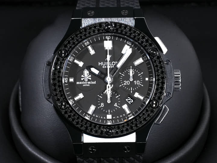 ウブロ ビッグバン マスターマインドジャパン Ref.301.CM.1170.RX.1100.THD10 BLACK CE ブラック文字盤 美中古 6u4pysxi