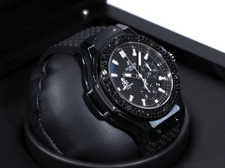 ウブロ ビッグバン マスターマインドジャパン Ref.301.CM.1170.RX.1100.THD10 BLACK CE ブラック文字盤 美中古 6u4pysxi