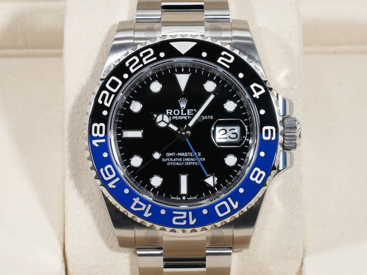 ロレックス GMTマスターII Ref.126710BLNR ステンレススチール ブラック文字盤 オイスターブレスレット
