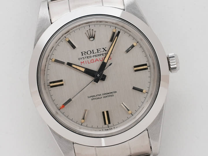 ロレックス ミルガウス Ref.1019 ステンレススチール シルバー文字盤 中古 mdgnoxii