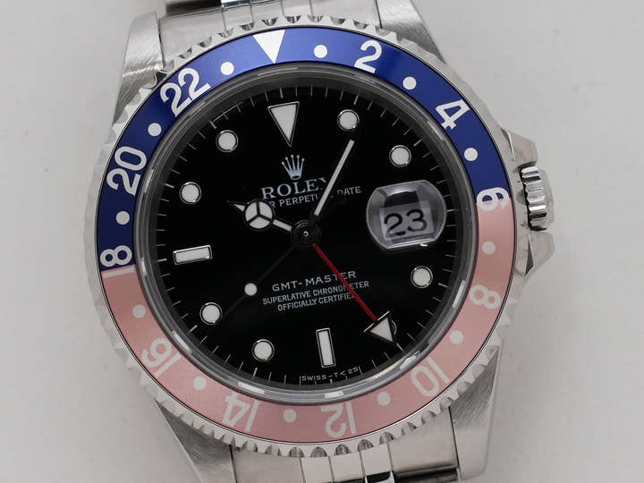 ロレックス GMTマスター Ref.16700 ステンレススチール ブラック文字盤 ジュビリーブレスレット