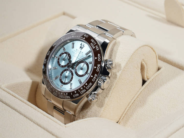ロレックス デイトナ Ref.126506A プラチナ アイスブルーx11Pダイヤ文字盤