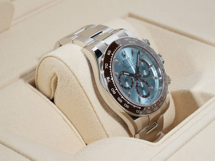 ロレックス デイトナ Ref.126506A プラチナ アイスブルーx11Pダイヤ文字盤