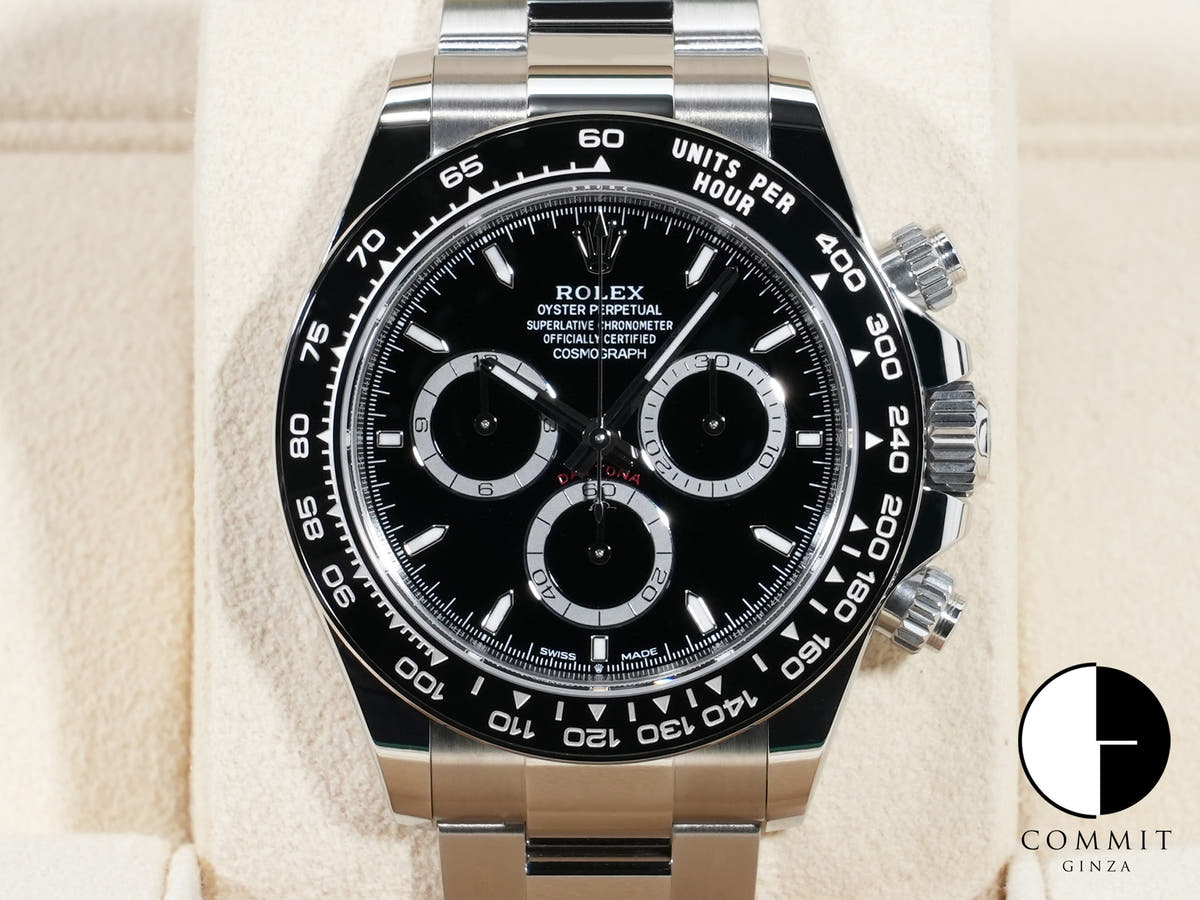 ロレックス デイトナ Ref.126500LN ステンレススチール ブラック文字盤