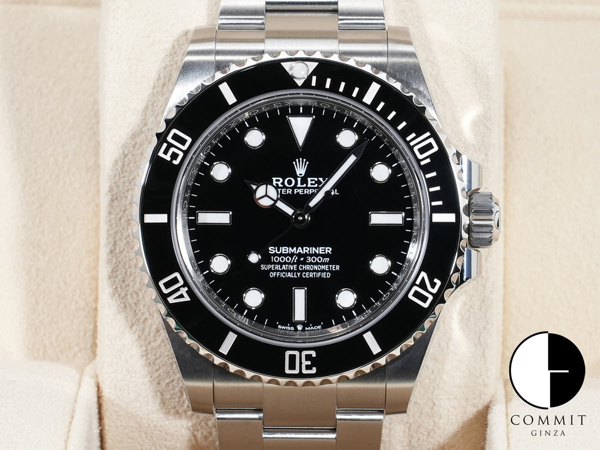 ロレックス サブマリーナー ノンデイト Ref.124060 ステンレススチール ブラック文字盤