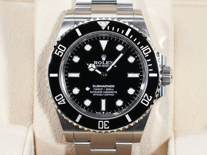 ロレックス サブマリーナー ノンデイト Ref.124060 ステンレススチール ブラック文字盤