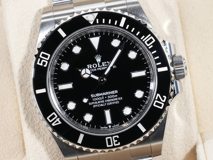 ロレックス サブマリーナー ノンデイト Ref.124060 ステンレススチール ブラック文字盤