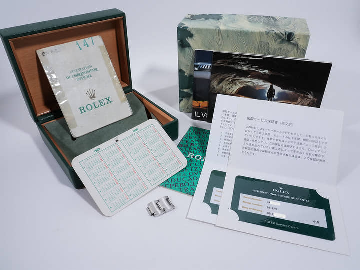 ロレックス エクスプローラーI Ref.1016 ステンレススチール ブラック文字盤 中古 6sp653be