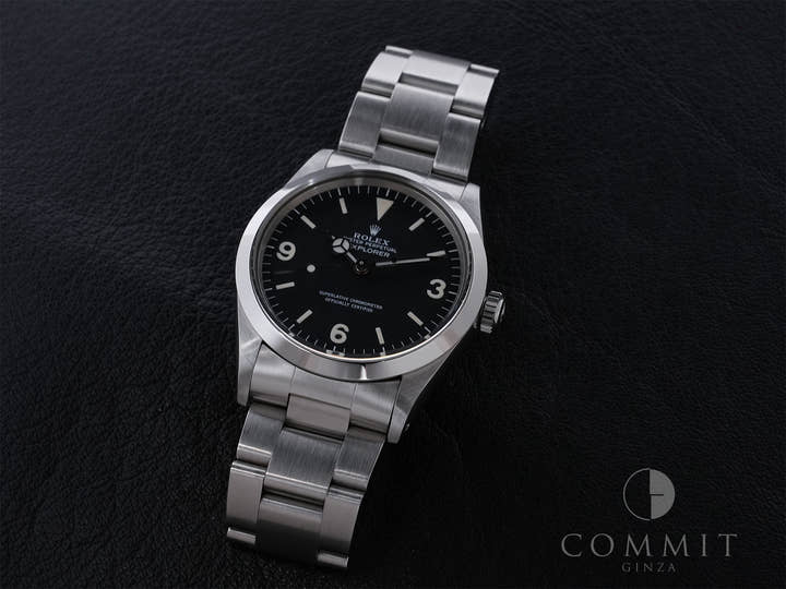 ロレックス エクスプローラーI Ref.1016 ステンレススチール ブラック文字盤 中古 6sp653be