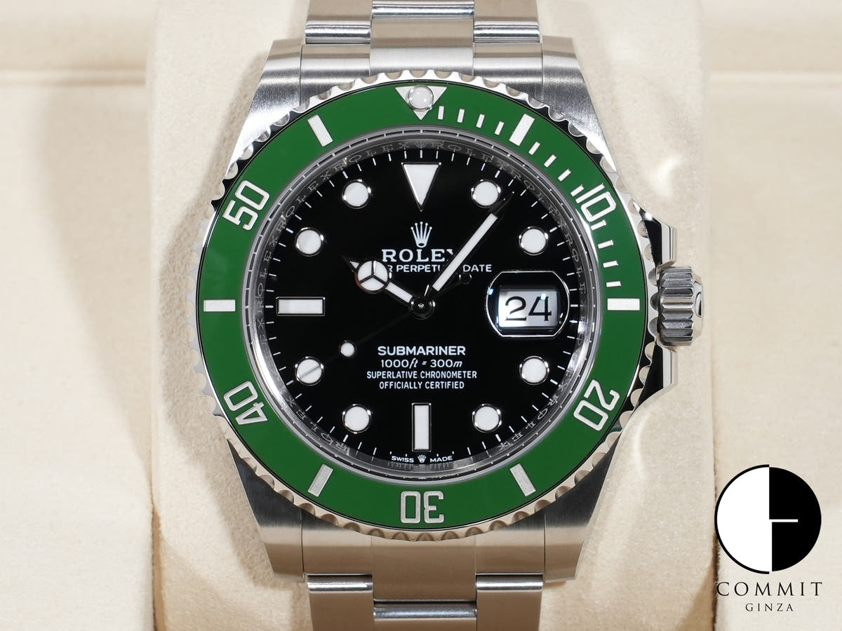 ロレックス サブマリーナー デイト Ref.126610LV ステンレススチール ブラック文字盤