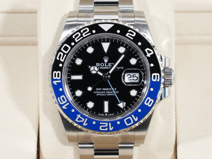 ロレックス GMTマスターII Ref.126710BLNR ステンレススチール ブラック文字盤 オイスターブレスレット