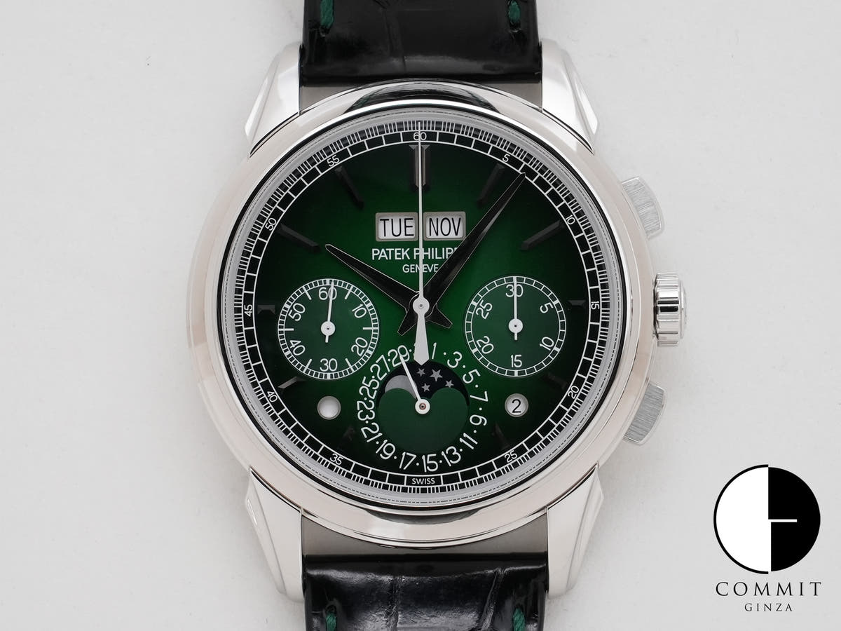 パテックフィリップ パーペチュアルカレンダー クロノグラフ Ref.5270P-014 プラチナ ラックグリーン文字盤