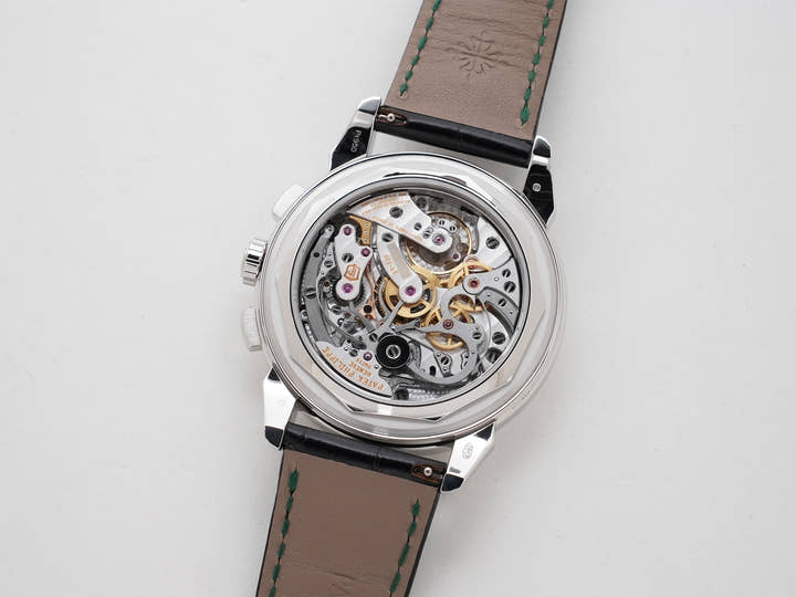 パテックフィリップ パーペチュアルカレンダー クロノグラフ Ref.5270P-014 プラチナ ラックグリーン文字盤