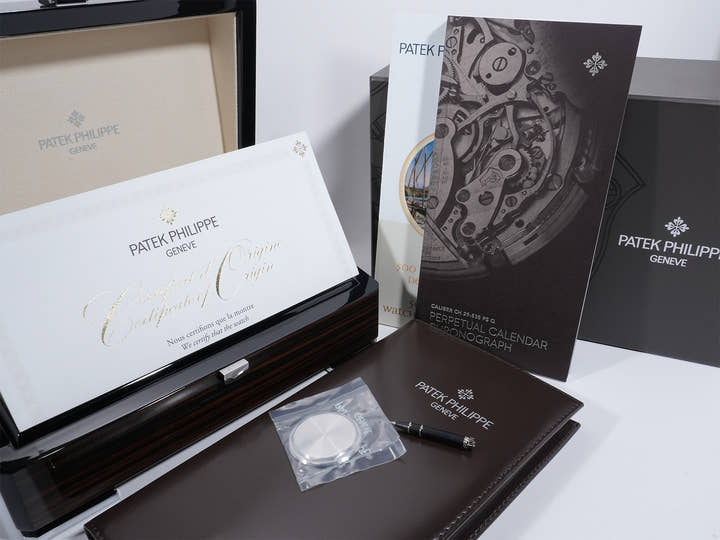 パテックフィリップ パーペチュアルカレンダー クロノグラフ Ref.5270P-014 プラチナ ラックグリーン文字盤
