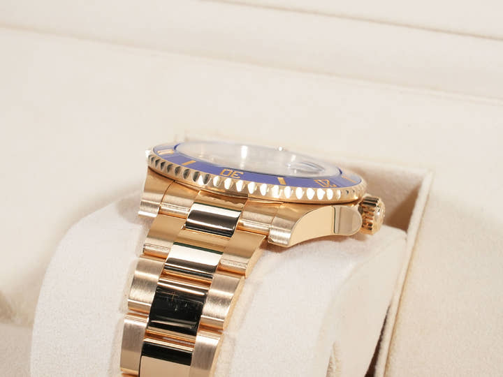 ロレックス サブマリーナー デイト Ref.116618LB イエローゴールド ブルー文字盤