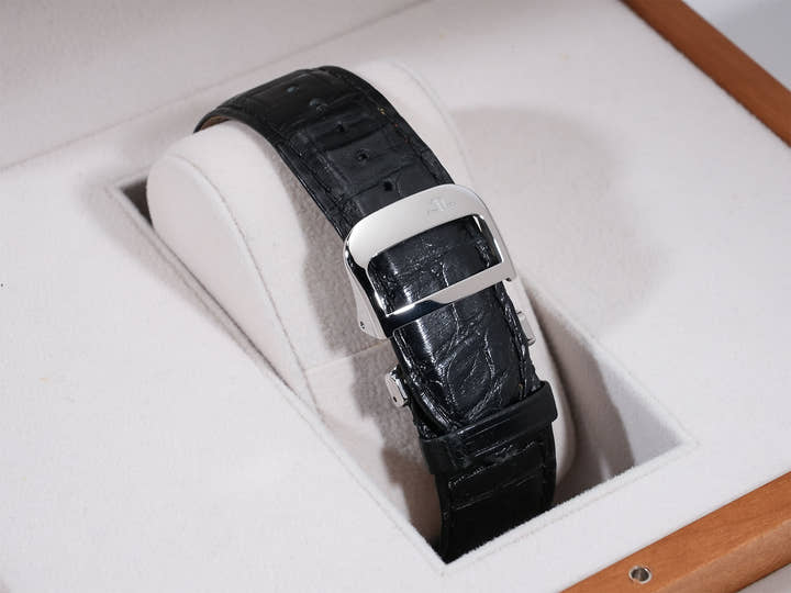 ジャガールクルト グランドレベルソ カレンダー Ref.Q3758420 SS シルバー文字盤 美品 fktks9np