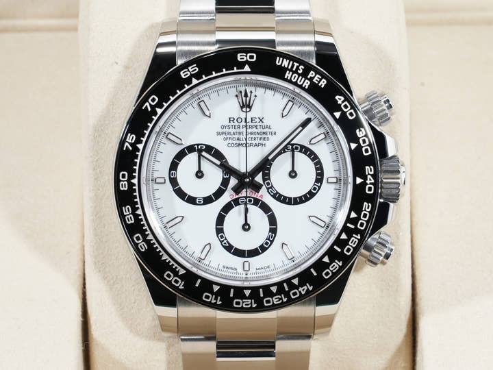 Rolex Daytona Ref.126500LN SS White Dial Unused houk5doj