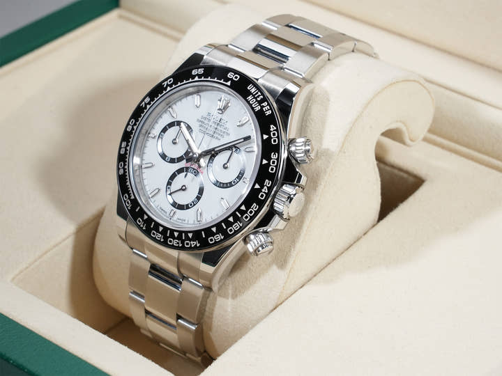 Rolex Daytona Ref.126500LN SS White Dial Unused houk5doj