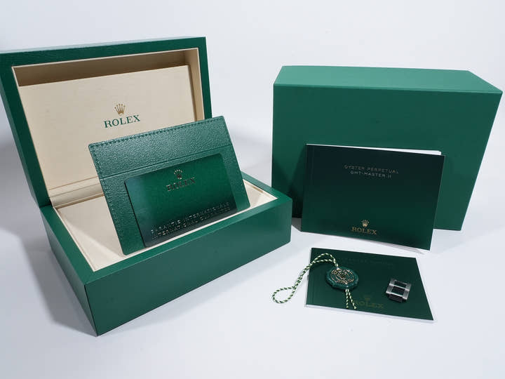 Rolex GMT Master II Ref.126710GRNR SS Black Dial Oyster Bracelet Unused h49jb68f