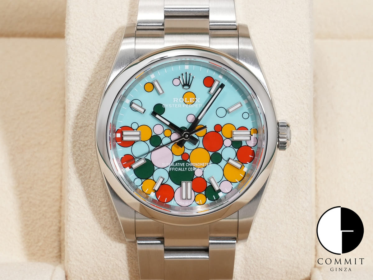 Rolex Oyster Perpetual 36 Ref.126000 SS Celebration motif dial Good condition pre-owned qa7corhu