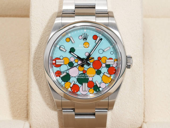 Rolex Oyster Perpetual 36 Ref.126000 SS Celebration motif dial Good condition pre-owned qa7corhu