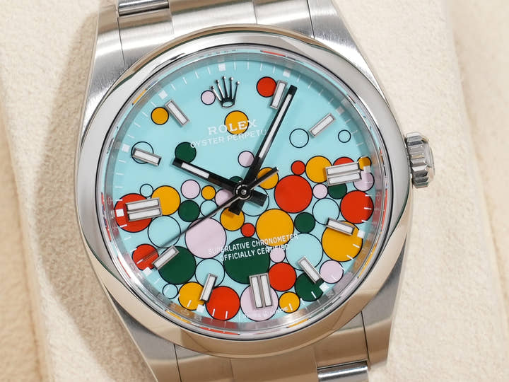 Rolex Oyster Perpetual 36 Ref.126000 SS Celebration motif dial Good condition pre-owned qa7corhu