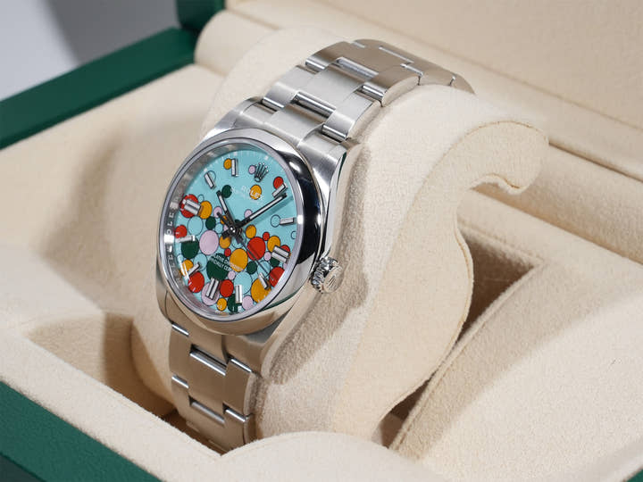 Rolex Oyster Perpetual 36 Ref.126000 SS Celebration motif dial Good condition pre-owned qa7corhu