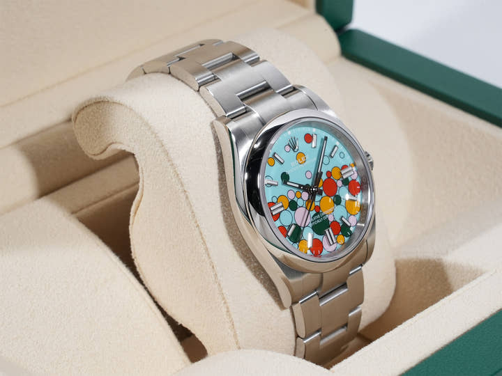 Rolex Oyster Perpetual 36 Ref.126000 SS Celebration motif dial Good condition pre-owned qa7corhu