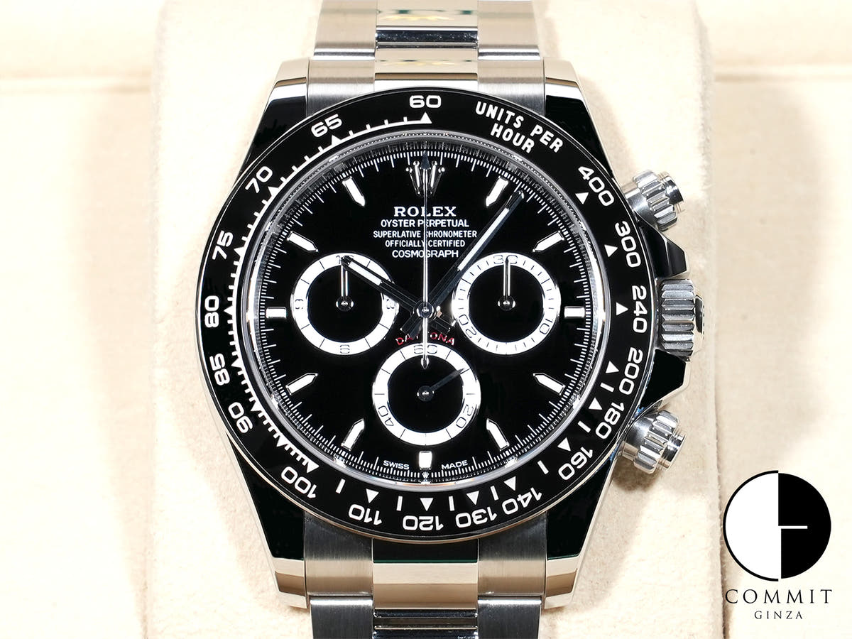 ロレックス デイトナ Ref.126500LN ステンレススチール ブラック文字盤