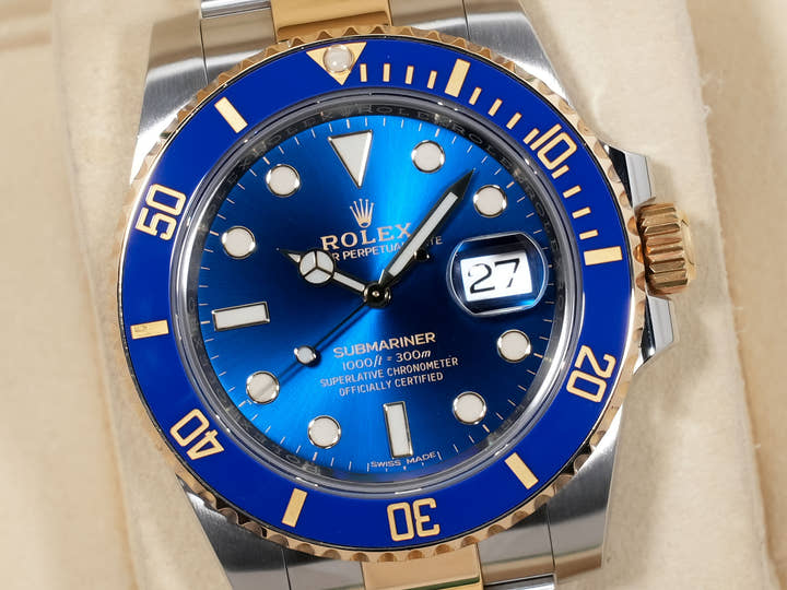ロレックス サブマリーナー デイト Ref.116613LB ステンレススチール/イエローゴールド ブルー文字盤