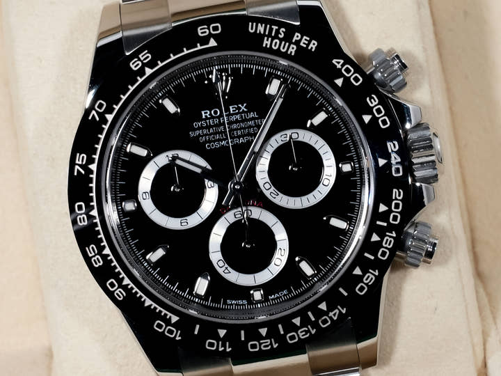 ロレックス デイトナ Ref.116500LN ステンレススチール ブラック文字盤