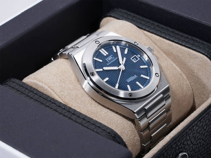 IWC インヂュニア オートマティック 40 Ref.IW328907 SS ブルー文字盤 美品 5jzs6zsh