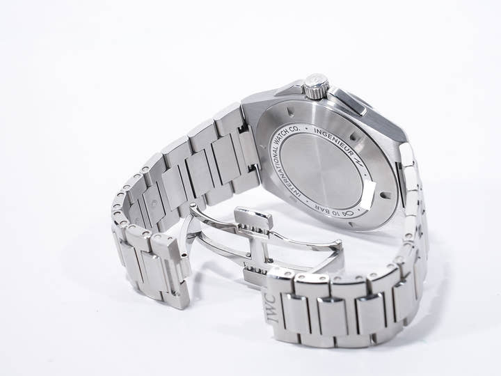 IWC インヂュニア オートマティック 40 Ref.IW328907 SS ブルー文字盤 美品 5jzs6zsh