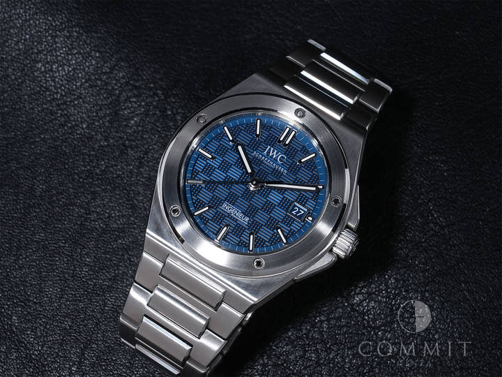 IWC インヂュニア オートマティック 40 Ref.IW328907 SS ブルー文字盤 美品 5jzs6zsh