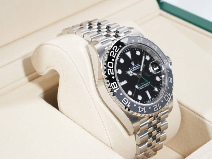 ロレックス GMTマスターII Ref.126710GRNR ステンレススチール ブラック文字盤 ジュビリーブレスレット