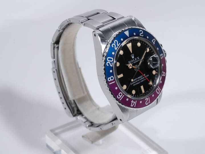 ロレックス GMTマスター Ref.1675 ステンレススチール ブラック文字盤 オイスターブレスレット