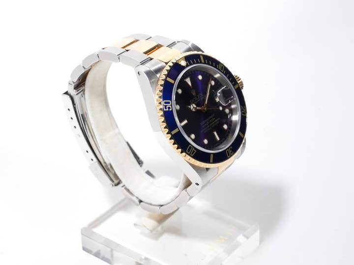 ロレックス サブマリーナー デイト Ref.16613 ステンレススチール/イエローゴールド ブルー文字盤
