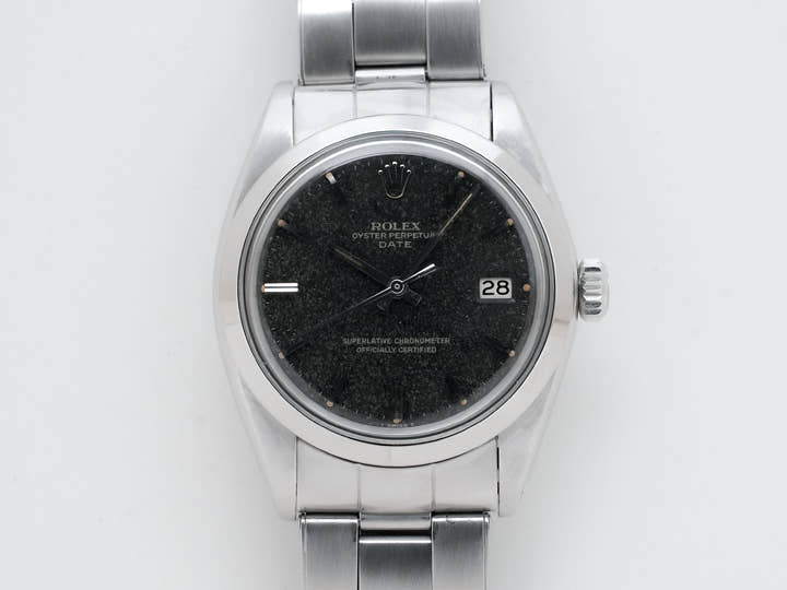 Rolex Oyster Perpetual Date Ref. 1500 Stainless Steel Black Dial