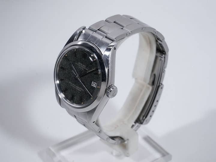 Rolex Oyster Perpetual Date Ref. 1500 Stainless Steel Black Dial