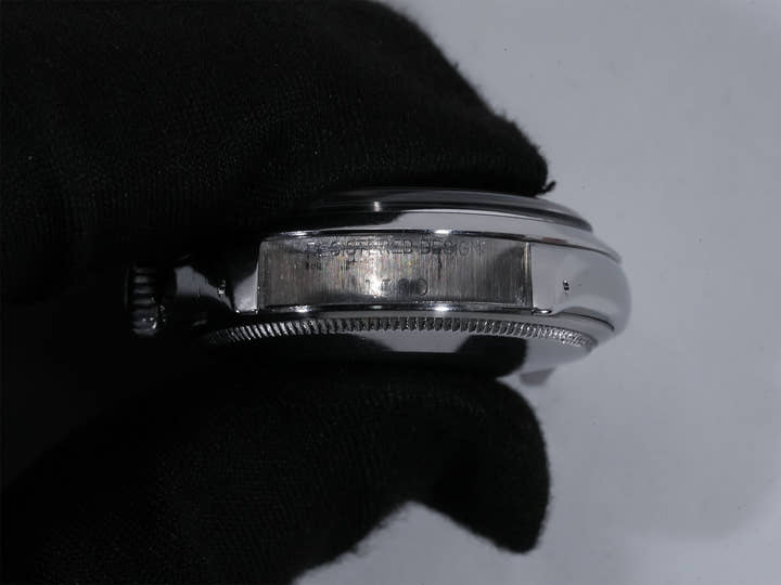 Rolex Oyster Perpetual Date Ref. 1500 Stainless Steel Black Dial