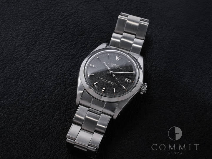 Rolex Oyster Perpetual Date Ref. 1500 Stainless Steel Black Dial