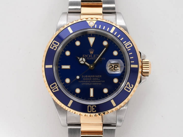 Rolex Submariner Date Ref. 16613 Stainless Steel/Yellow Gold Blue Dial