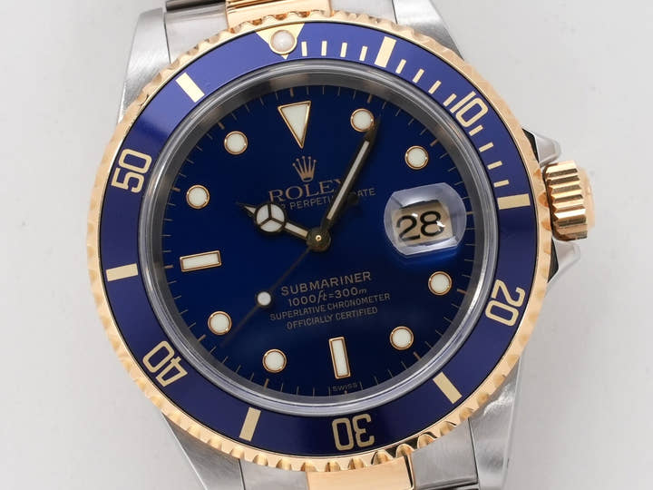 Rolex Submariner Date Ref. 16613 Stainless Steel/Yellow Gold Blue Dial