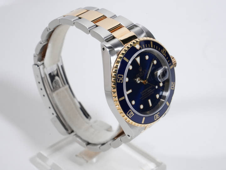 Rolex Submariner Date Ref. 16613 Stainless Steel/Yellow Gold Blue Dial