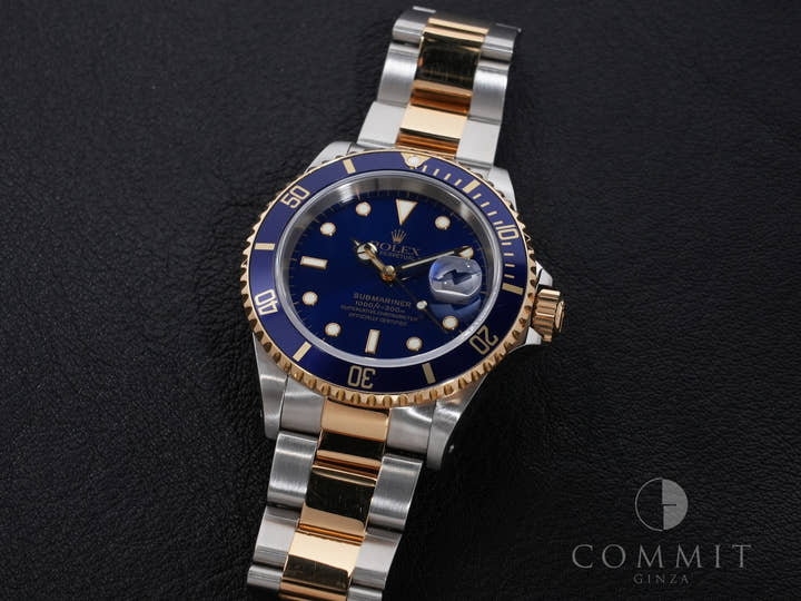 Rolex Submariner Date Ref. 16613 Stainless Steel/Yellow Gold Blue Dial