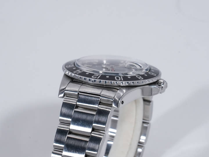 ロレックス GMTマスター Ref.16750 ステンレススチール ブラック文字盤 オイスターブレスレット 中古 c4s7zt2j