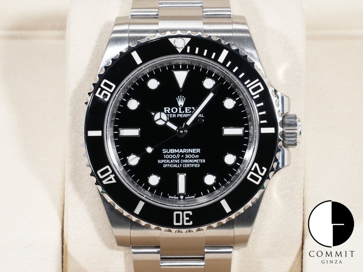 ロレックス サブマリーナー ノンデイト Ref.124060 ステンレススチール ブラック文字盤